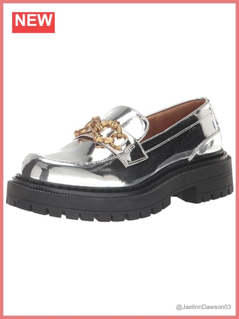 Chic Leather Lug Sole Loafer with Bit Detail - Pull-On